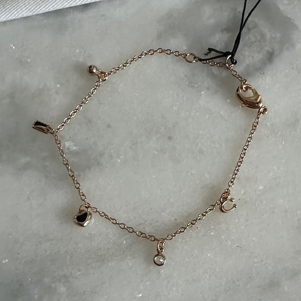 Coach Gold Charm Bracelet - Picture 2 of 5